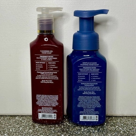 Bath & Body Works Fall Hand Soap Autumn Drive & Flannel NWT - Picture 3 of 4
